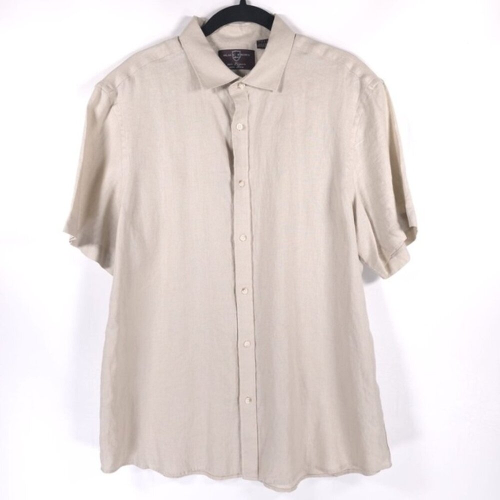 Black Brown 1826 Cream Tan Casual Shirt